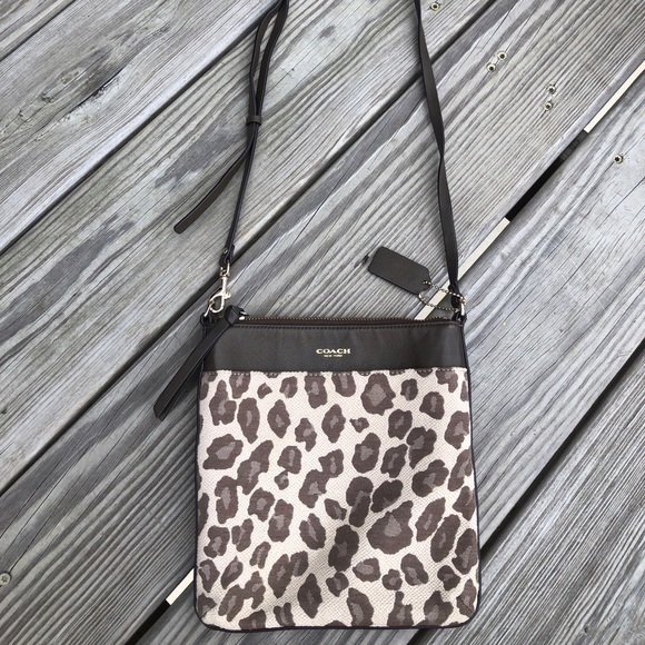 Coach leopard print crossbody - Picture 3 of 4